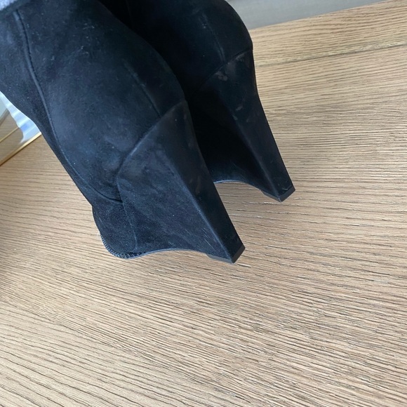 Givenchy Shark low suede wedge boots - Picture 6 of 8